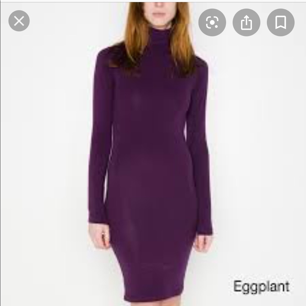 American Apparel mock turtleneck dress